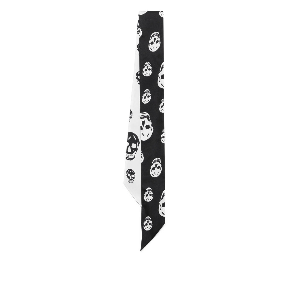 Alexander Mcqueen Scarves - Nero, Bianco | 2a64c6fb344fc37fa56dfb75f4fe57a26b7ee815