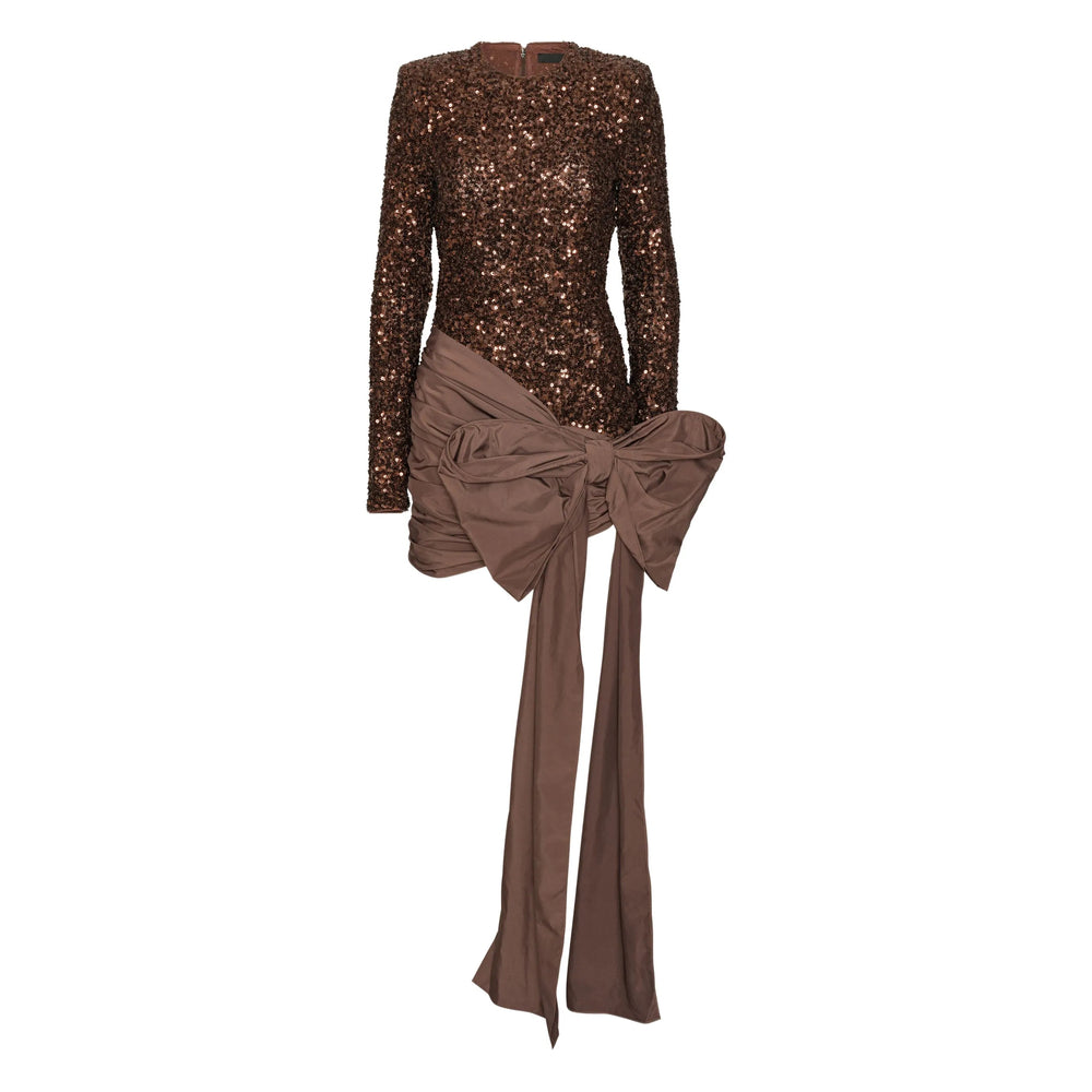 Rotate Birger Christensen Abiti - Marrone | fb6d16a5d758ce704e351d28a0f575aa71508d6b