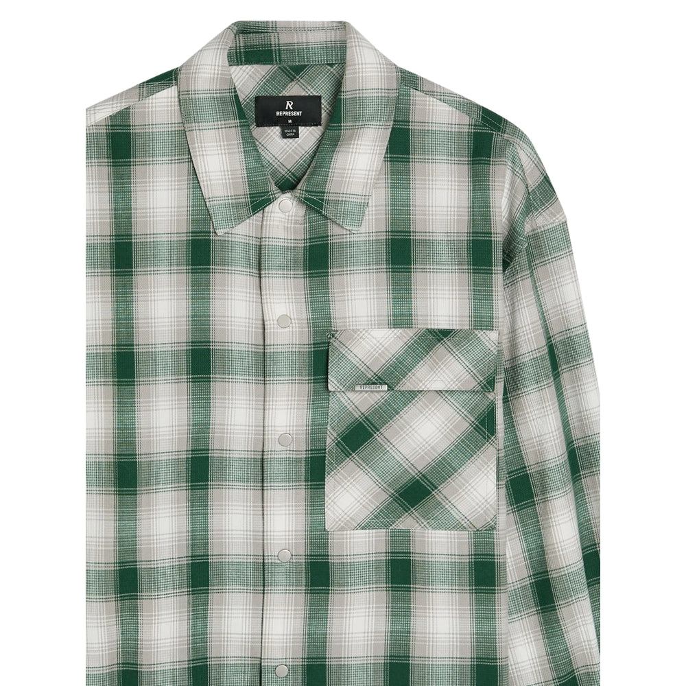 Represent Camicie - Verde, Bianco | 3b58daceb56b60e06b6f81cd511456468e0c9dff