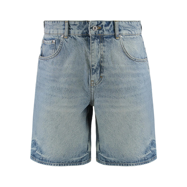 Blaue Shorts