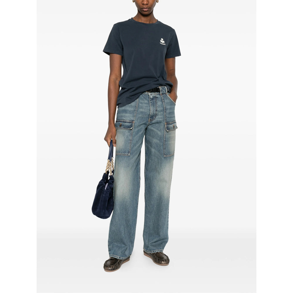 Marant ÉToile T Shirt - Blu | 82dceb0d83a111c682942c62076e31cc6705354b