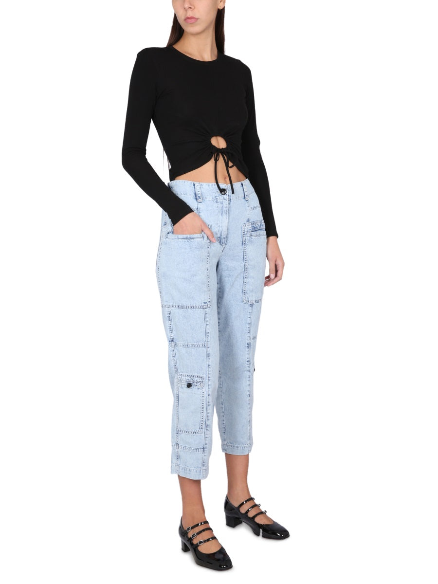 Proenza Schouler White Label Jeans - Azure | 9d5958f0d01327b39ce435540cf4ba0970b1592a