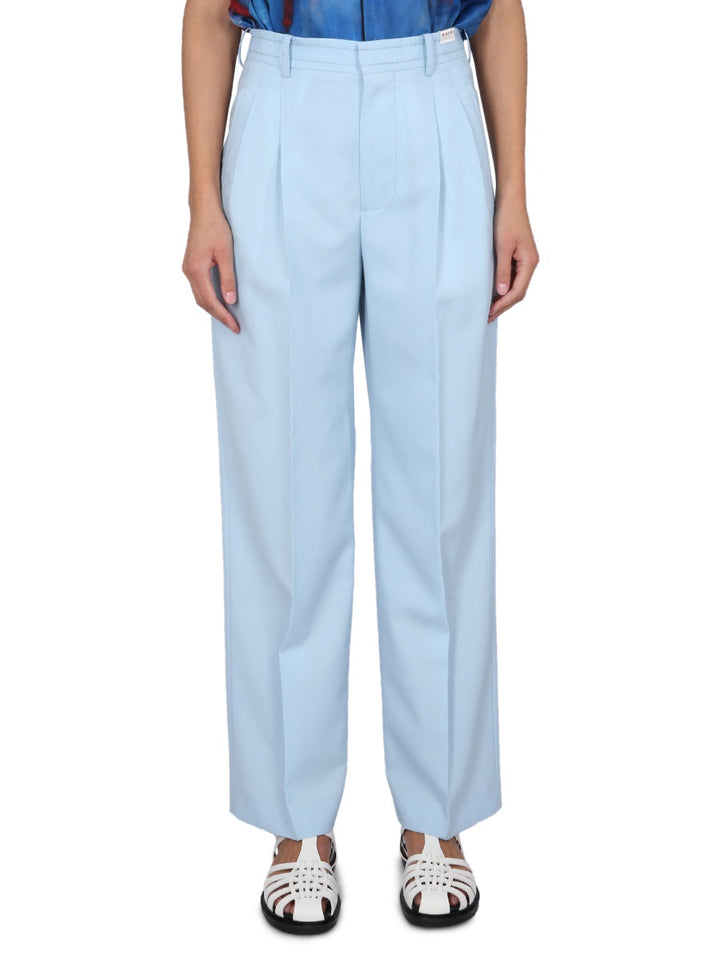 Marni Pantaloni - Azzurro | Wanan Luxury