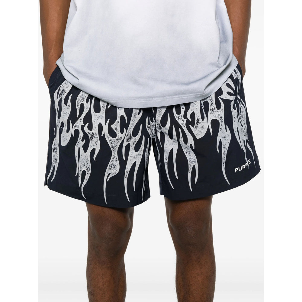 Purple Brand Shorts - Blu, Bianco | 66311af51da265660bca0e5d707443f716d2c204