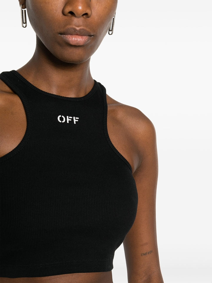 Off White Top - Nero | fdc2c18957b33958eeab8e85f646ecc4a3d8e249