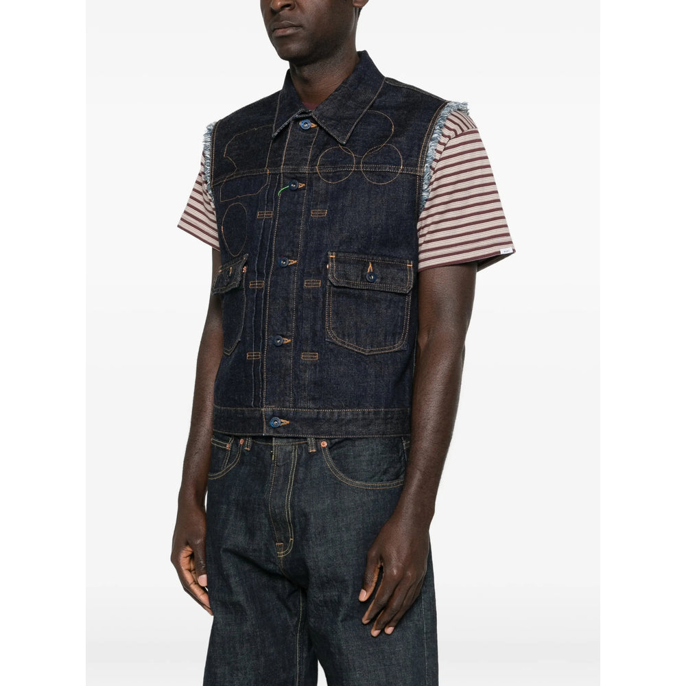 Kenzo Outwear Waistcoats - Blu | 9fa6b62fc063024dc671a4379ee7d21bddc93267