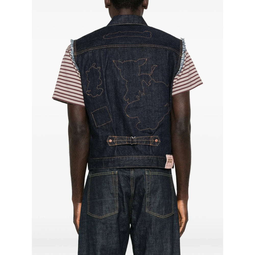 Kenzo Outwear Waistcoats - Blu | 3ab76c73caecdef009fa3c87e46437819df345ce