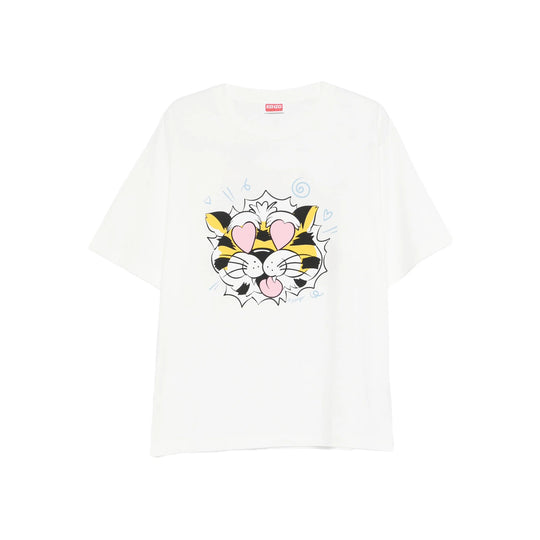 T Shirt Bianco, Giallo