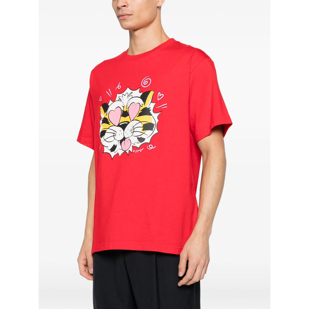 Kenzo T Shirt - Rosso | a87a91090b31de46659052eb5a42b3ebda597c88