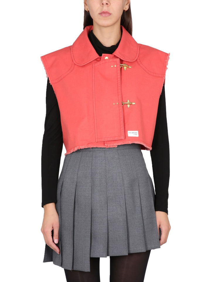 Fay Gilet - Rosso | Wanan Luxury