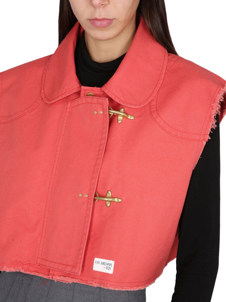 Fay Gilet - Rosso | Wanan Luxury