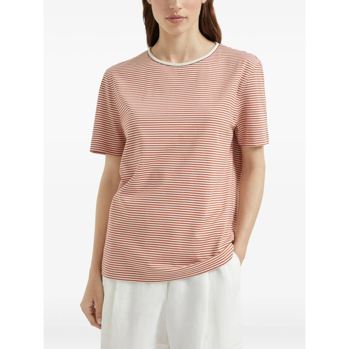Brunello Cucinelli T Shirt - Arancione | 46f85c52806f15ca3f7b88293664d632946aee23