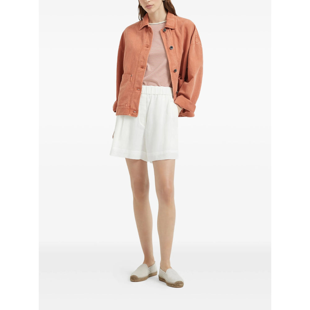 Brunello Cucinelli T Shirt - Arancione | c2150b1eacb6e0937f6394c983444af350956f3a