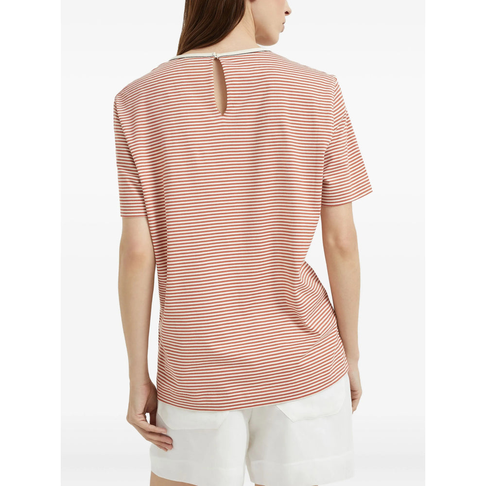 Brunello Cucinelli T Shirt - Arancione | d814b943e92d9082ee3f8c97adfd8c54df368d3a