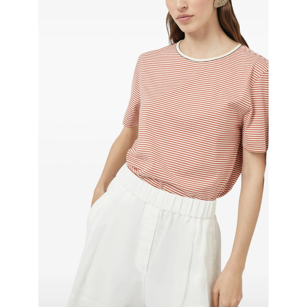 Brunello Cucinelli T Shirt - Arancione | 779b1607fc8ab74bdfc0b8593f61e7ed0293d525