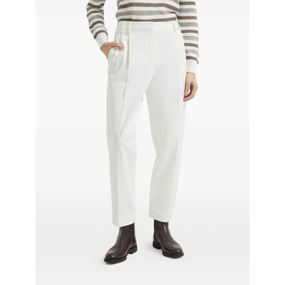 Brunello Cucinelli Pantaloni - Bianco | 9adf6aab9fbbcc8bb53992e6091f809f1b155b32
