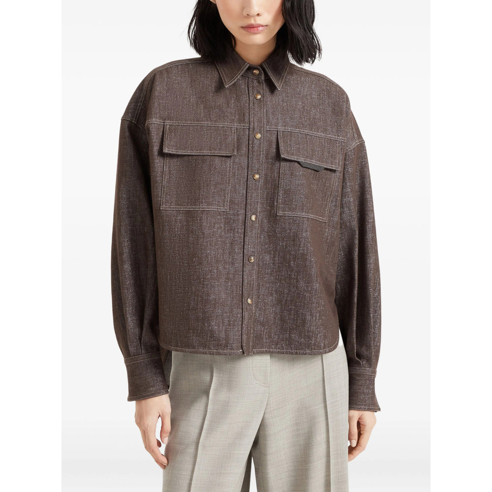 Brunello Cucinelli Camicie - Marrone | 35b93c8ef26170f0af9b9dc113772ebbd5a21939