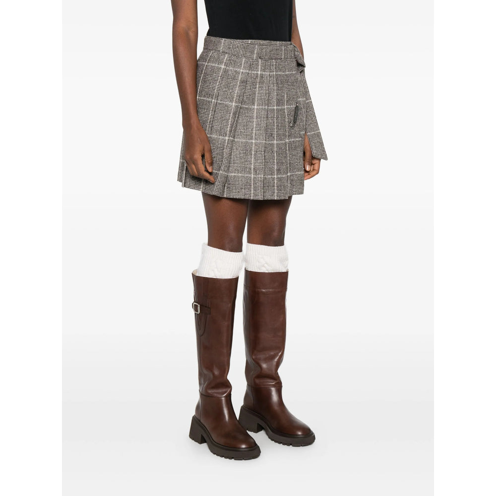 Brunello Cucinelli Gonne - Marrone | 5f9e6e661b45f9274f08556a6b1ab3681693e007