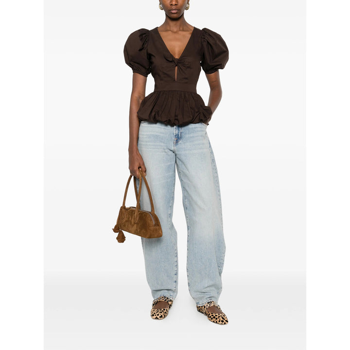Rotate Birger Christensen Top - Marrone | 55f7f9824c36c4461e2c2d0fceb2ee61bedca1b7