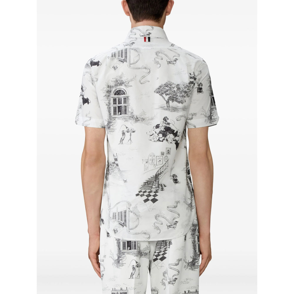Thom Browne Camicie - Bianco, Nero | 98f9aa438448528aa84d59229a45cecf70f7115b