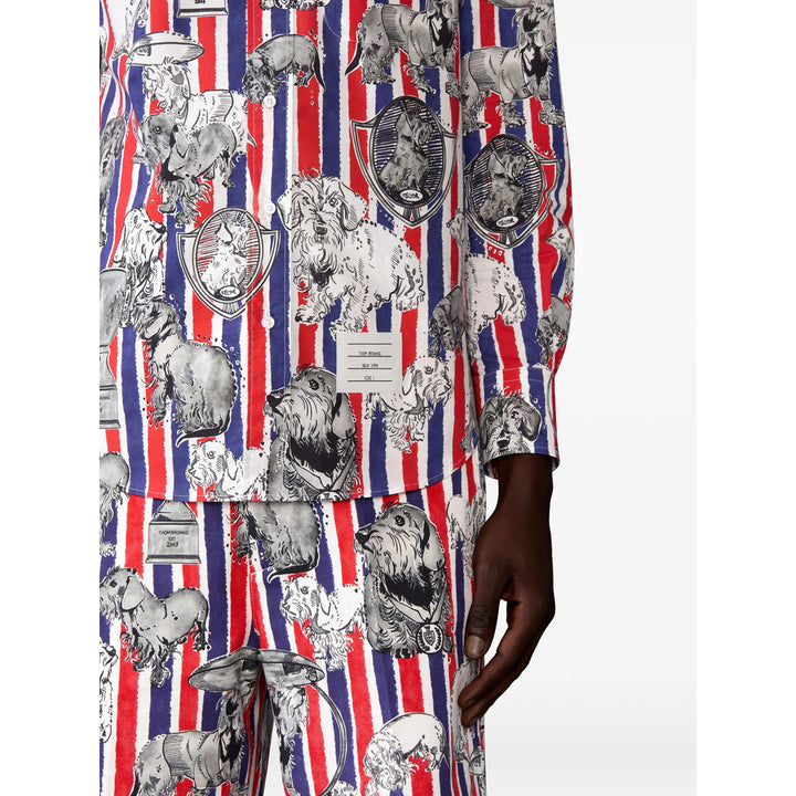 Thom Browne Camicie - Rosso, Blu | 8575906192418bc5fbbbe25f23cf400b2c9b2b44