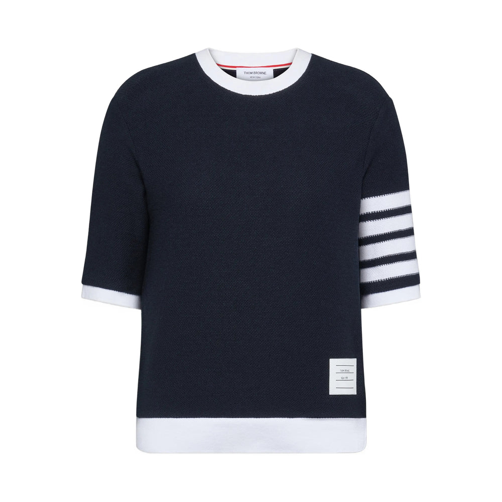 Thom Browne T Shirt - Blu, Bianco | 90a9b9c9069b05575f87a18dc09105244438d18d