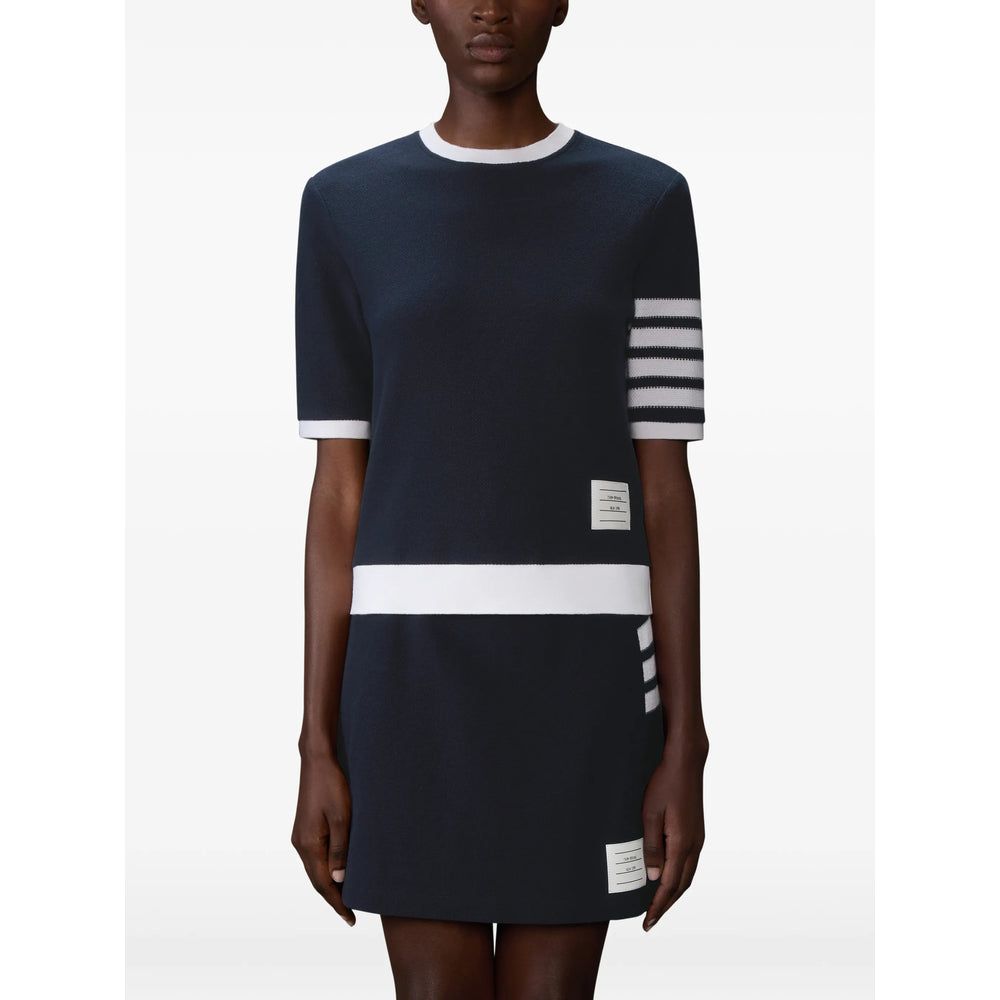 Thom Browne T Shirt - Blu, Bianco | 3879ceb9302058253e12aa6e237f64814c04d382