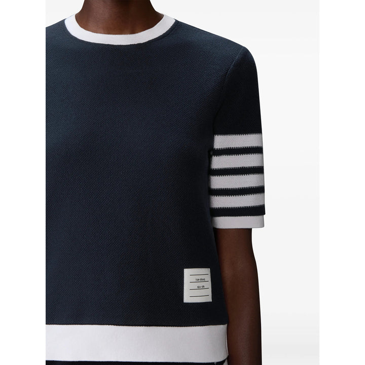 Thom Browne T Shirt - Blu, Bianco | 2f1c92156e54ff8be073e90ec45998b0d9335f61