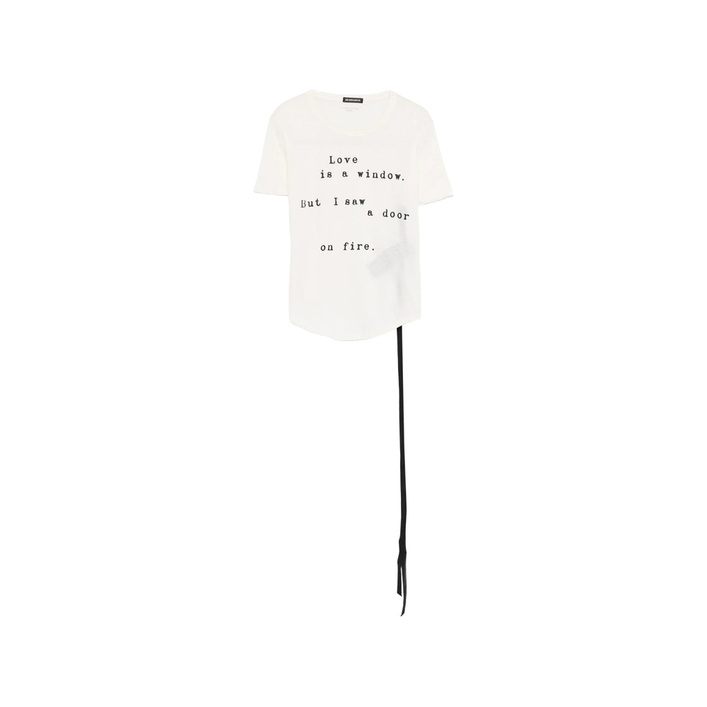 Ann Demeulemeester T Shirt - Bianco | d85fd26695c4321684c12ae29be4419a78766390
