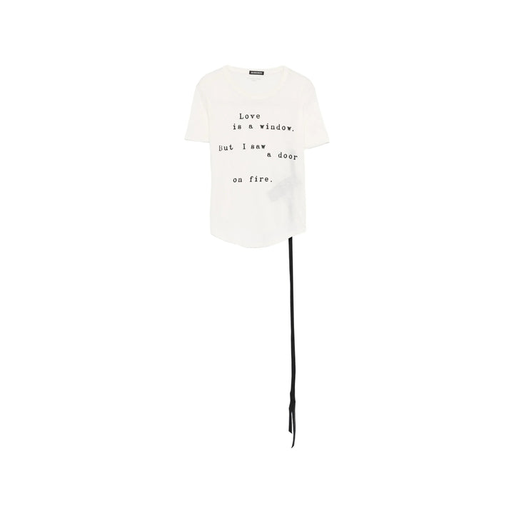 Ann Demeulemeester T Shirt - Bianco | d85fd26695c4321684c12ae29be4419a78766390