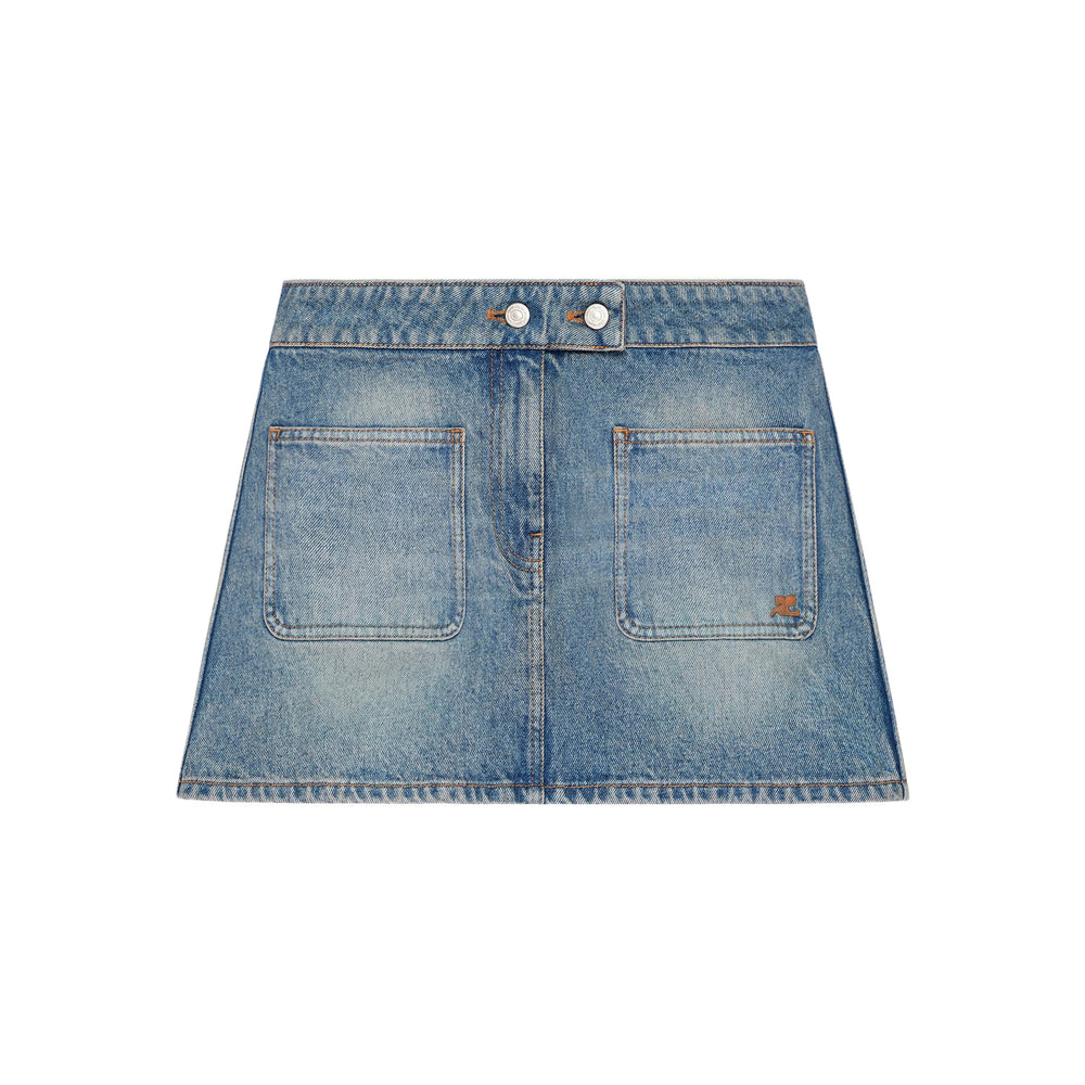 CourrèGes Gonne - Blu | 22ce27706b8897efd211402442d118a133249717