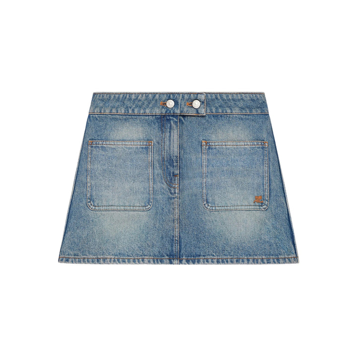 CourrèGes Gonne - Blu | 22ce27706b8897efd211402442d118a133249717
