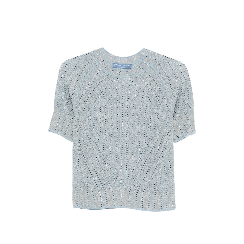 Ermanno Scervino T Shirt - Blu, Argento | a57200007d9c74961d1d21acb4daeec01e38feb4