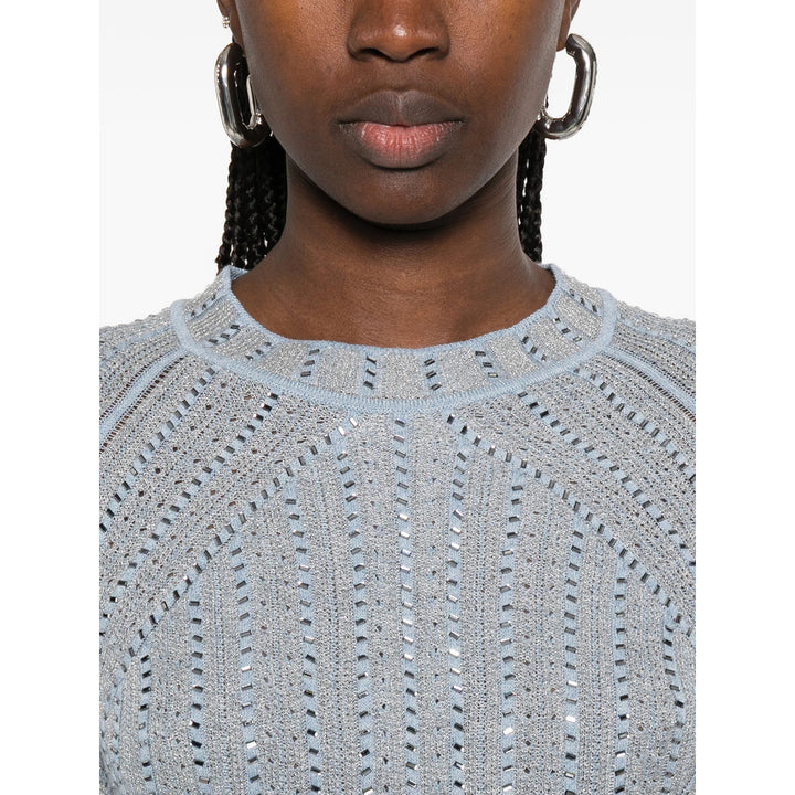 Ermanno Scervino T Shirt - Blu, Argento | 47d14317b36e79ab9f9aecfb7bc50fee0ffcbb67