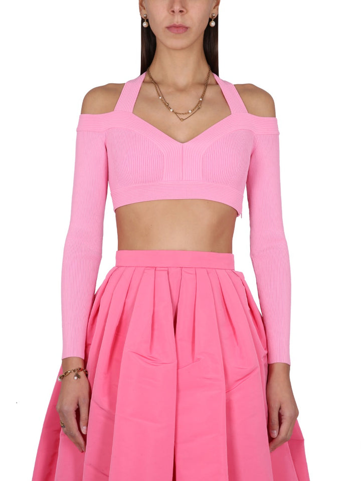 Alexander McQueen Top - Rosa | Wanan Luxury