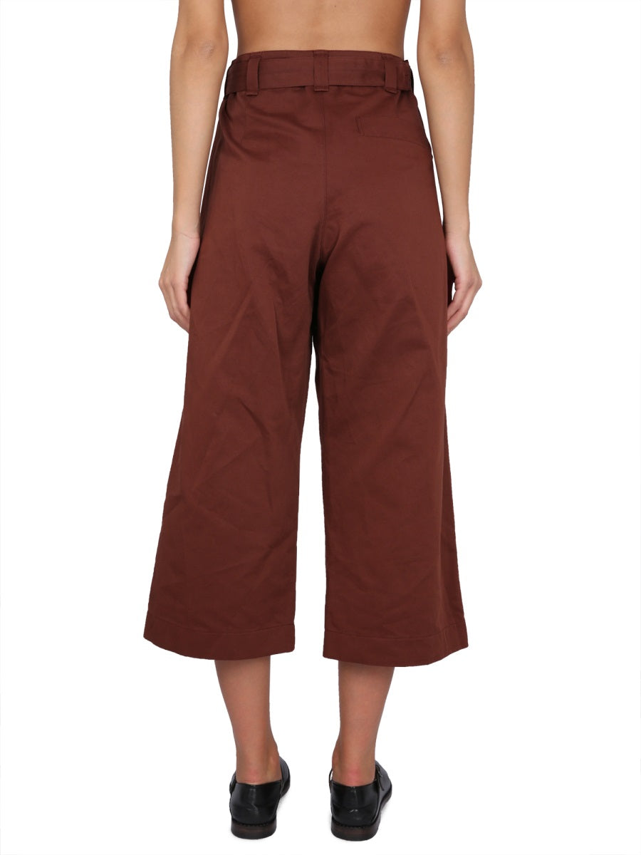 Lemaire Pantaloni - Marrone | Wanan Luxury
