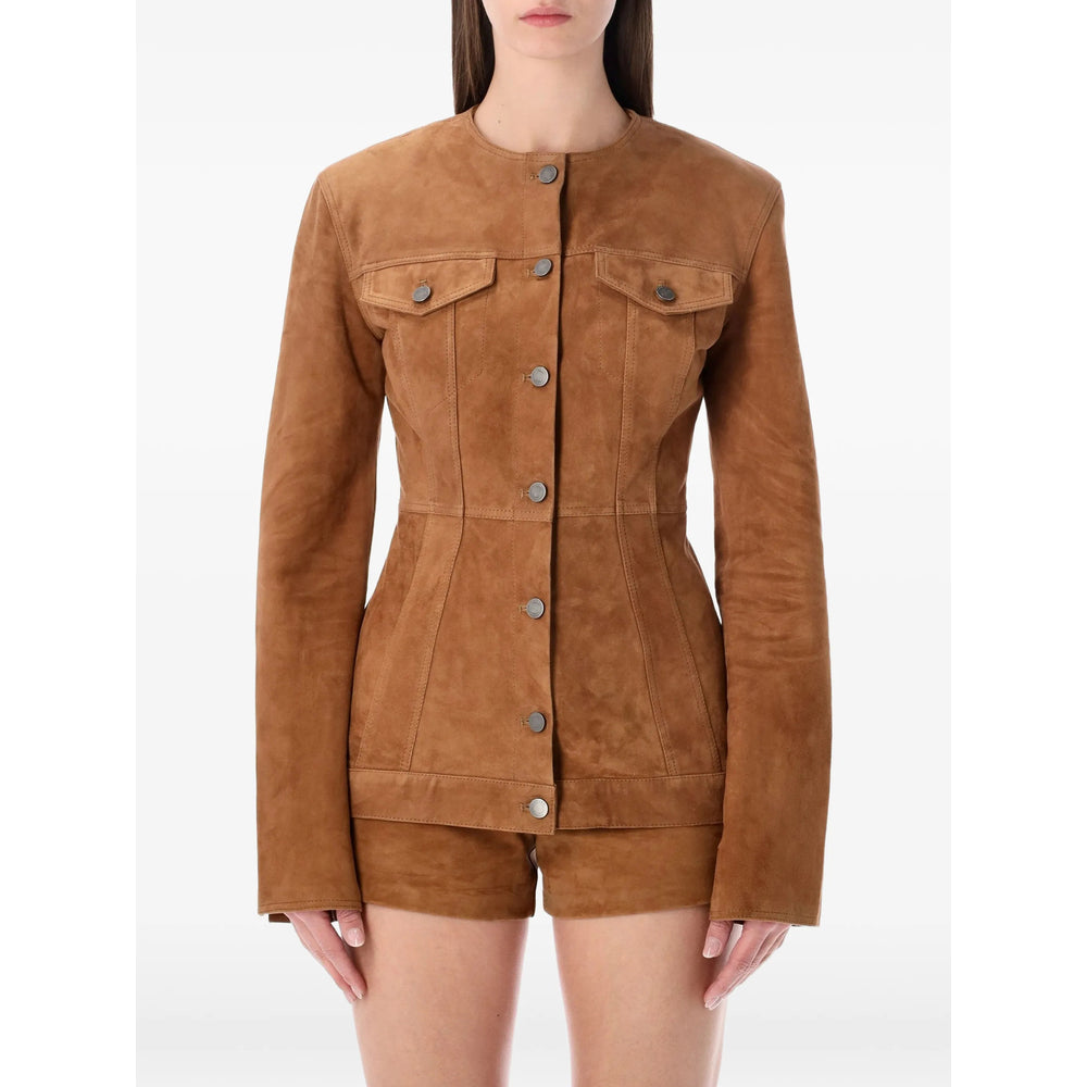 Haikure Leather Outerwears - Marrone | 1926ba0df13568f7b8f27e42d1c6d25804586440