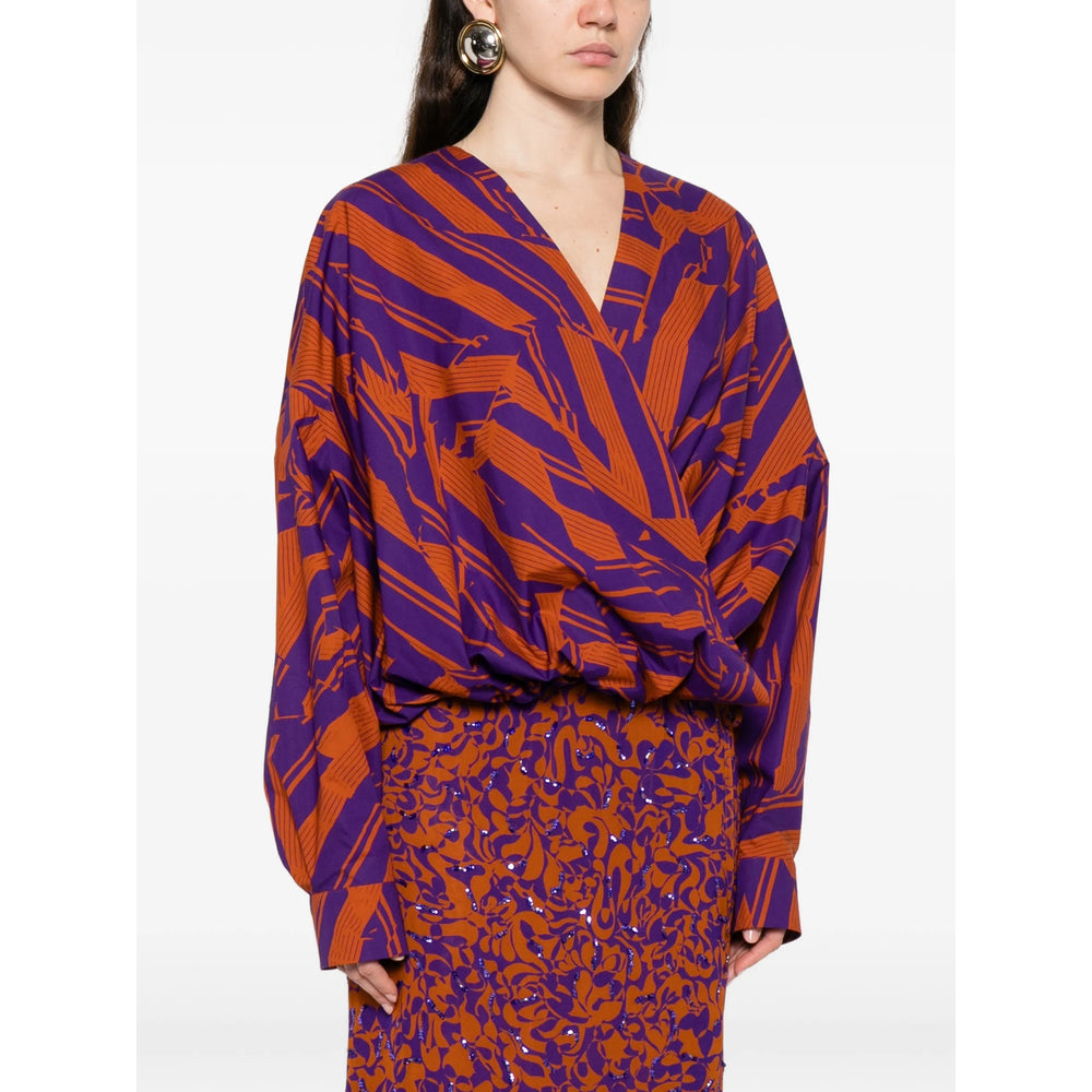 Dries Van Noten Camicie - Viola, Arancione | ae0d2316bf6c81f4cafe478d83a765881ae60530