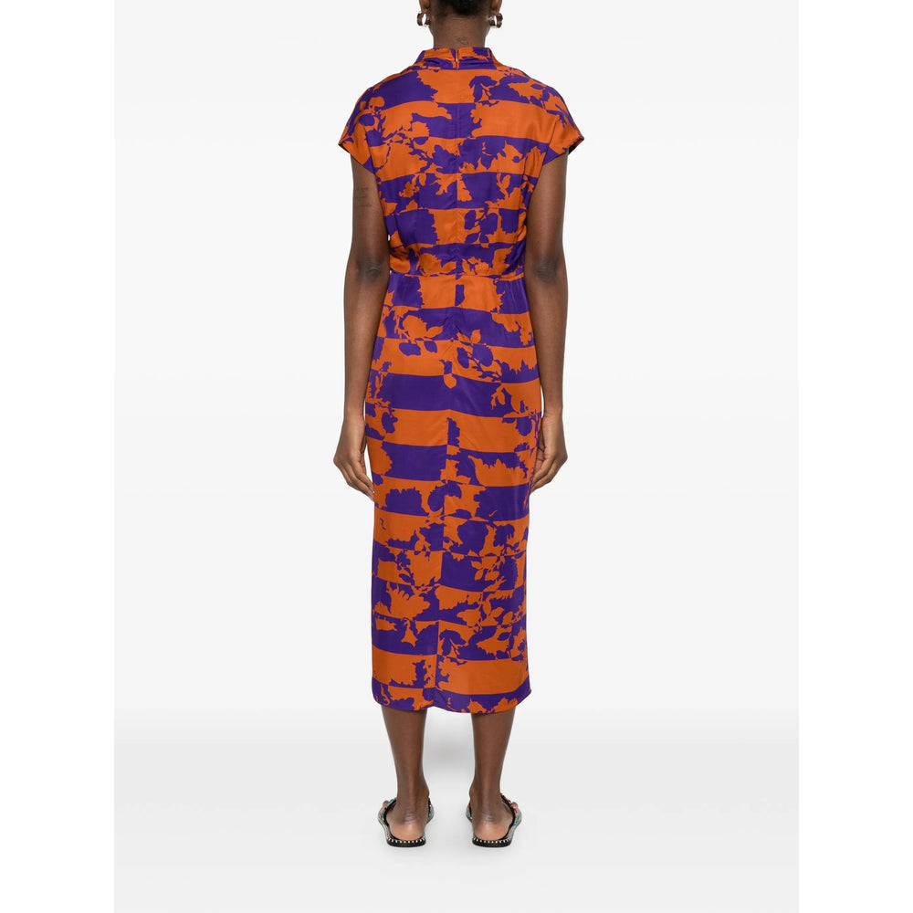 Dries Van Noten Abiti - Orange/Purple | 3e59cfbdaa1de1cedd5e26cabfc984988e6cb803