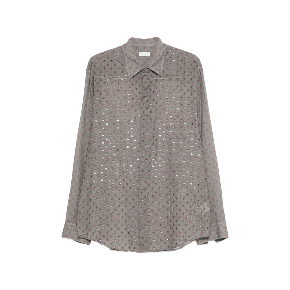 Dries Van Noten Camicie - Blu, Marrone | 2934721e75ca1279bfd31f8deab244456b623f04
