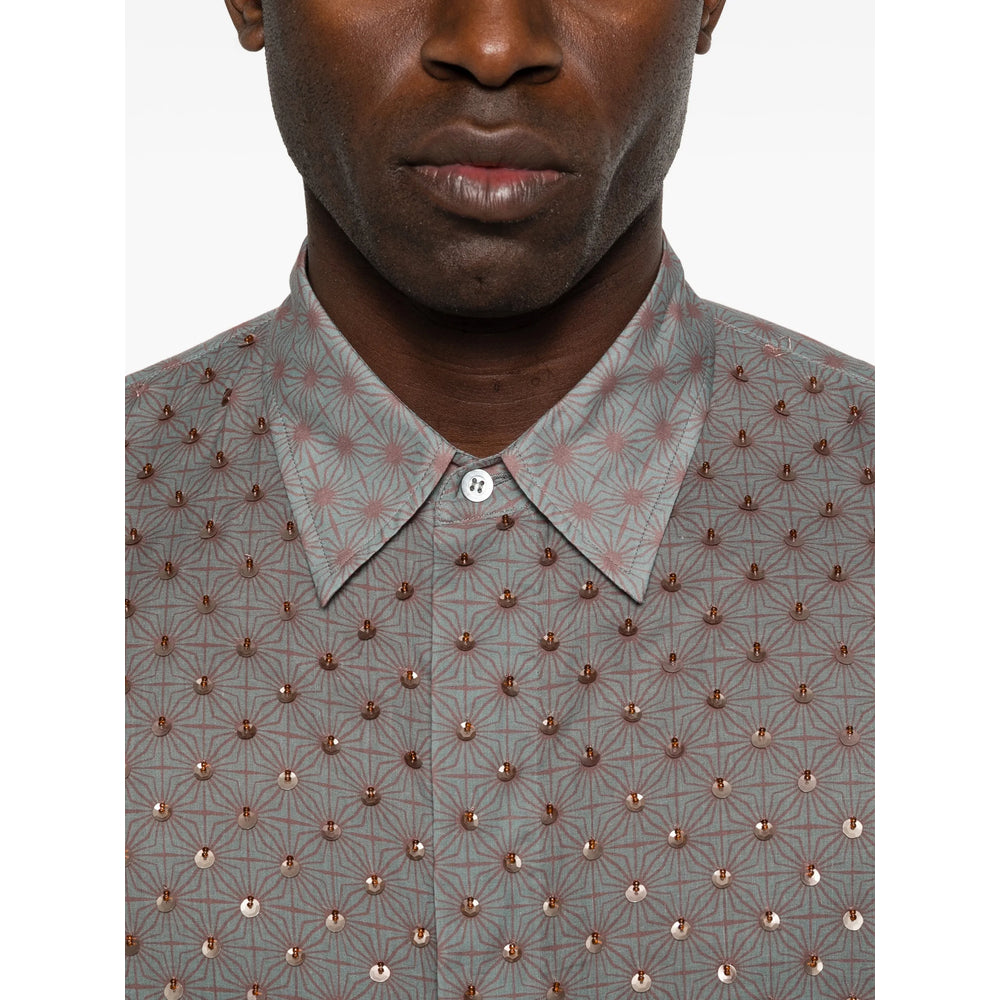 Dries Van Noten Camicie - Blu, Marrone | a13ccedf2dd7eaf3ca47d458963d3316d9d3ed05