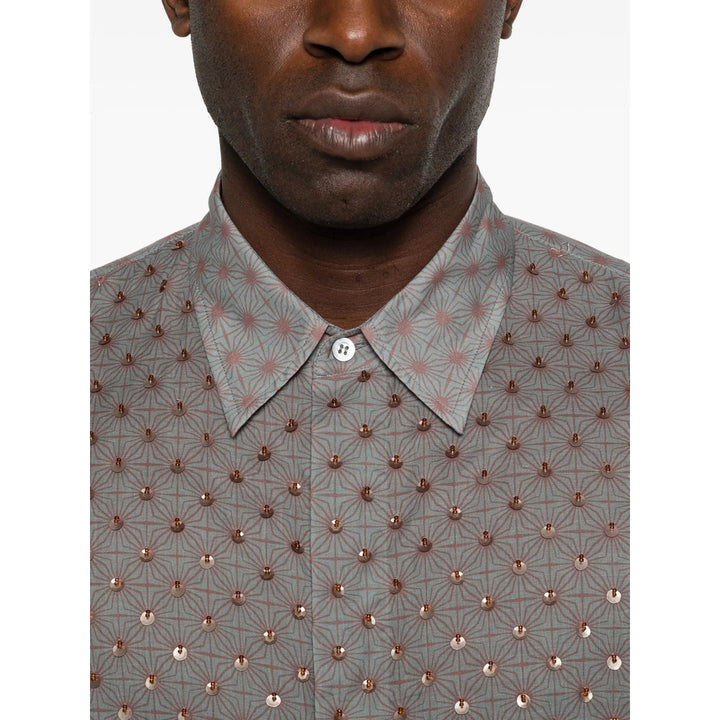Dries Van Noten Camicie - Blu, Marrone | a13ccedf2dd7eaf3ca47d458963d3316d9d3ed05