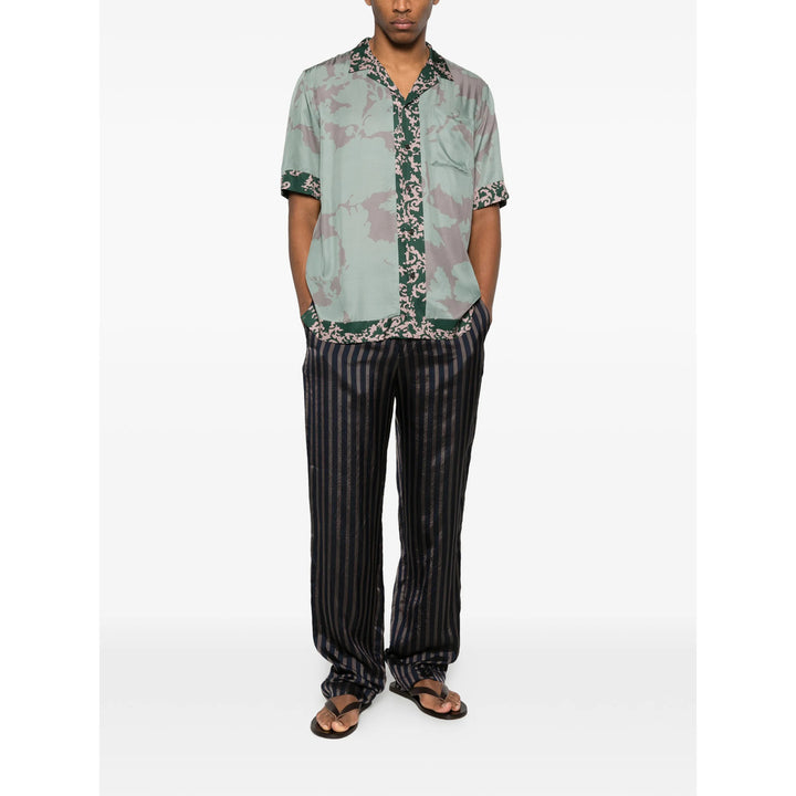 Dries Van Noten Camicie - Green/Grey | 3d311133a24641081474a1938f7f8b8db323a35c