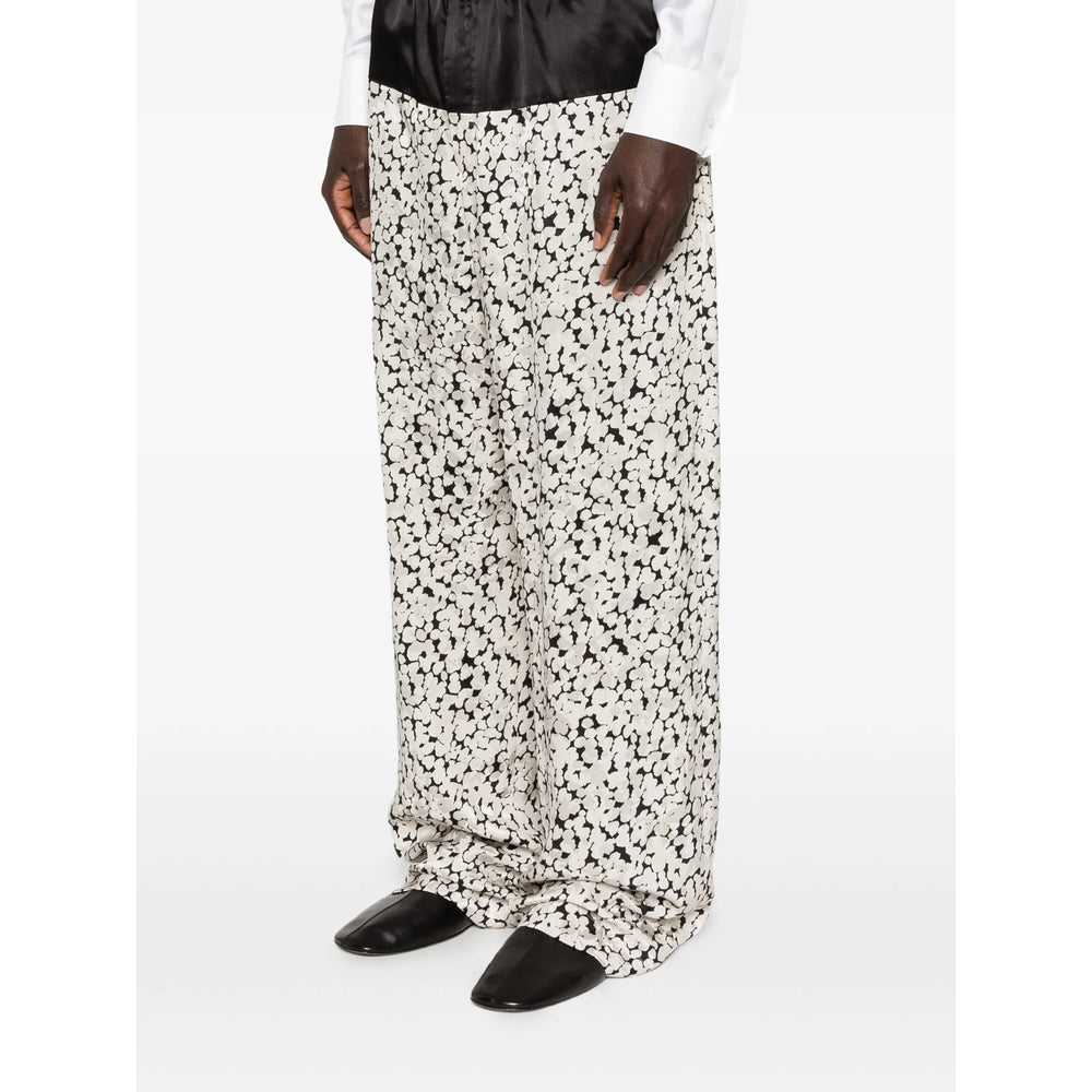 Dries Van Noten Pantaloni - Nero, Bianco | 29521a888454e08a11340231664858eadaf8b54a