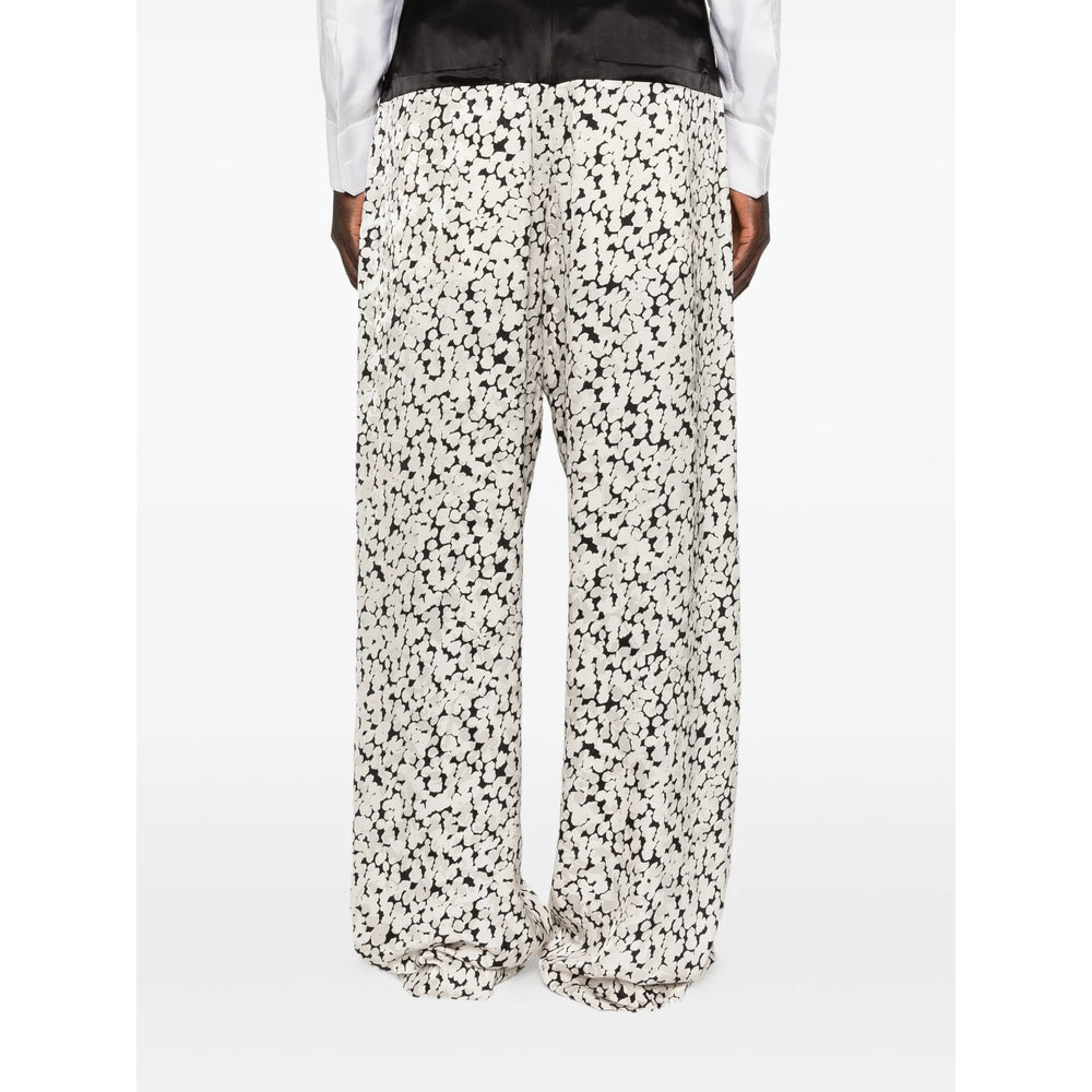 Dries Van Noten Pantaloni - Nero, Bianco | 3efd470b4c173f1b937f0342ee1c539eb78ca0b1