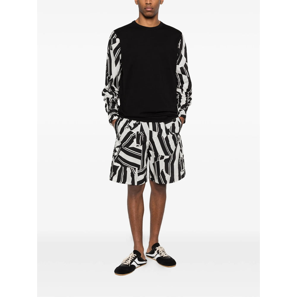 Dries Van Noten Pantaloni - Nero, Bianco | f00b76b5c330f3030caeb2b91634a017b96fe479