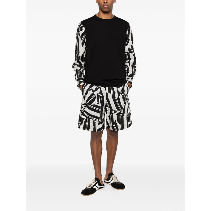 Dries Van Noten Pantaloni - Nero, Bianco | f00b76b5c330f3030caeb2b91634a017b96fe479