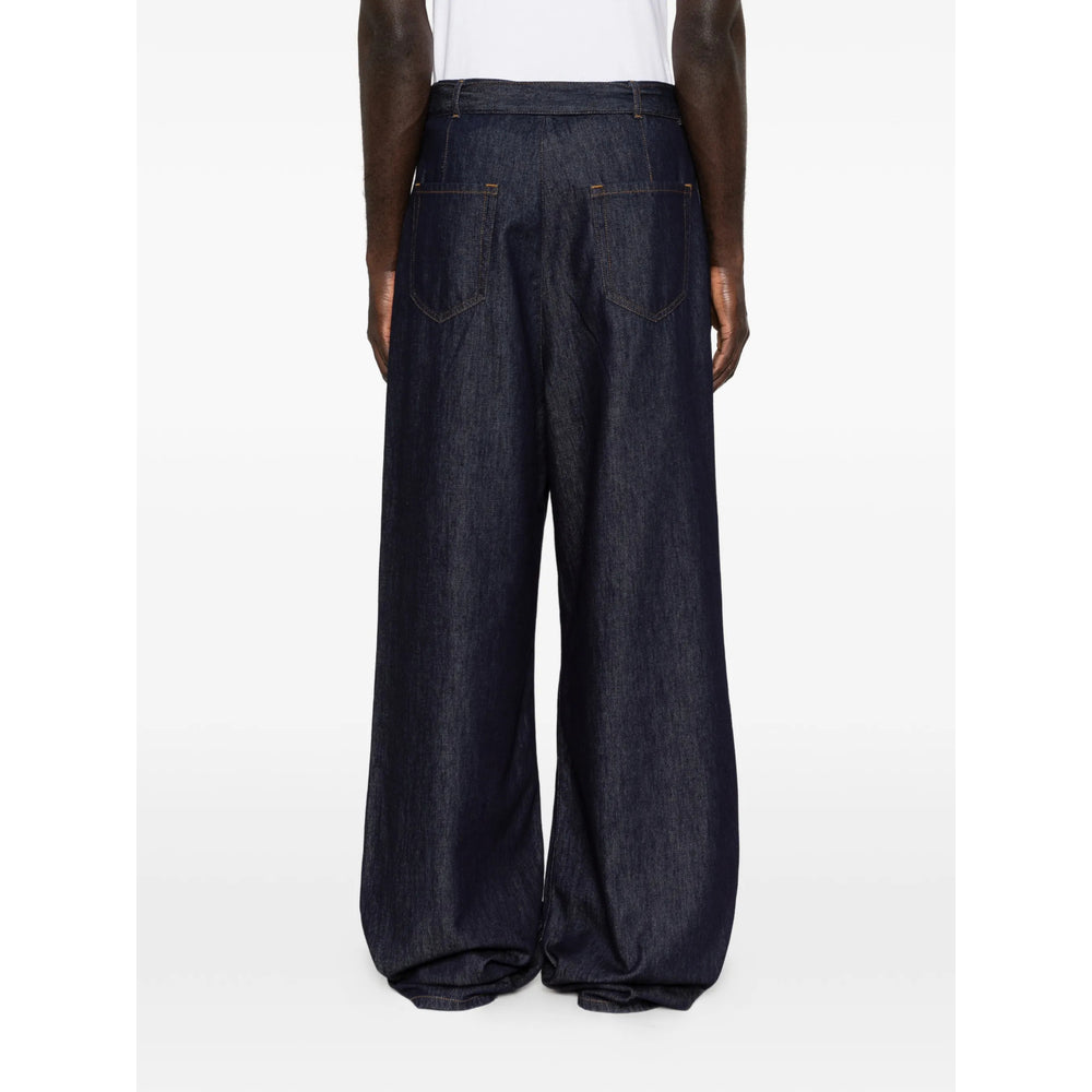 Dries Van Noten Pantaloni - Blu | 257d56c3eab57d31edcc10e7fcf7a6d3b7ce48c1