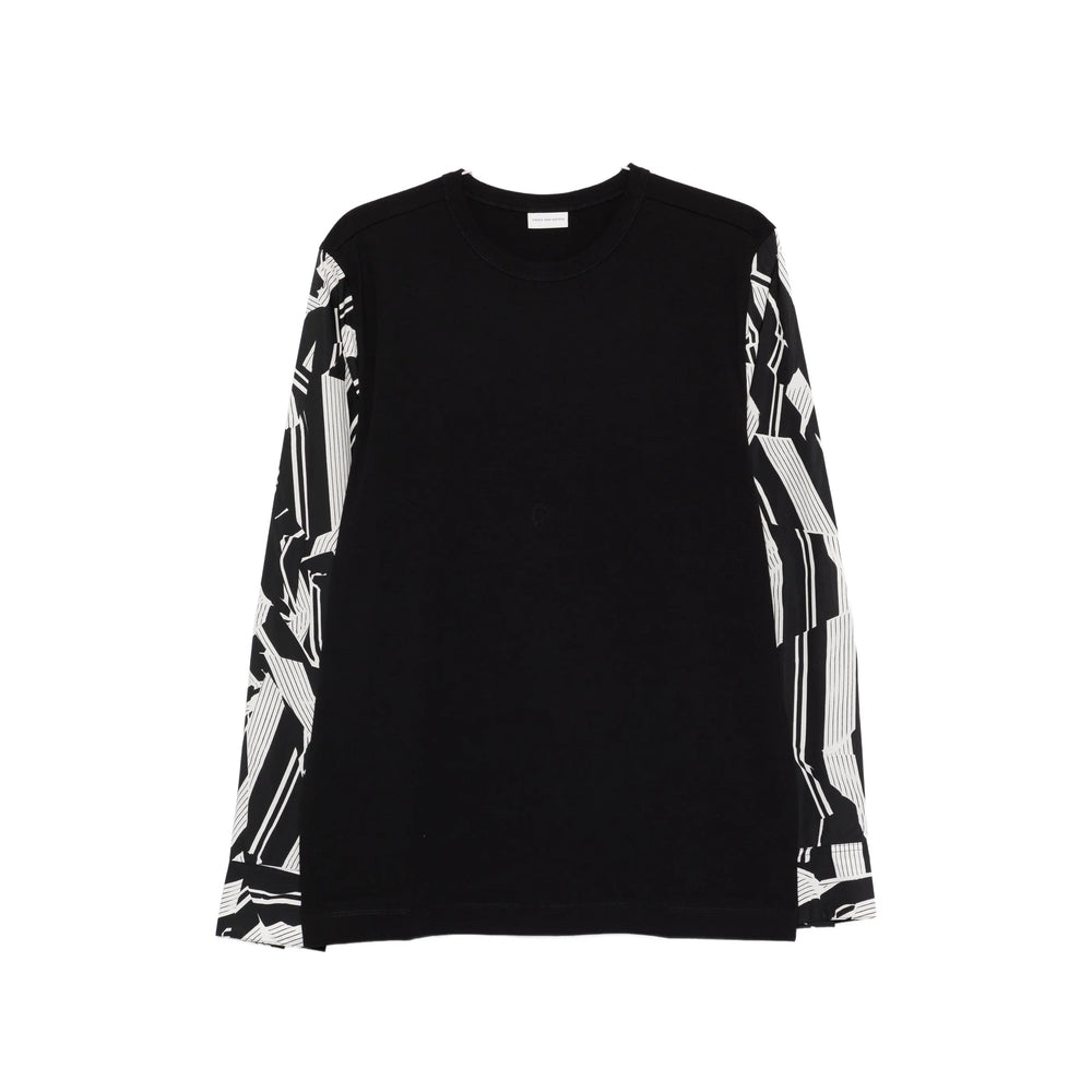 Dries Van Noten T Shirt - Nero, Bianco | 6c866edb332455b0e95329bdba5c7b8ecf9e4f67