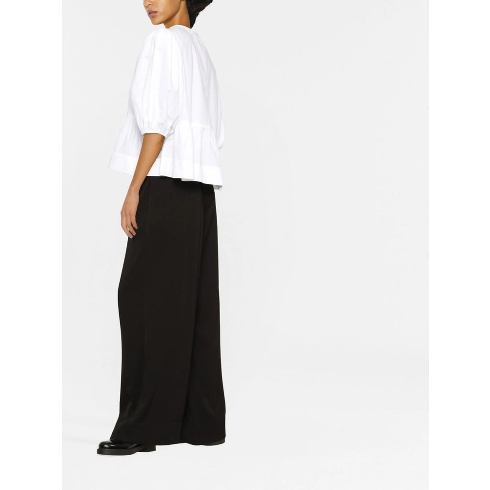 Ganni Top - Bianco | 06c92bab4819d1cd193e30446e80bcac13649523